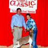 Red Wave Classic: Justina Moses had Reserve Champion Progress with the paint wether she bought at the Red Wave Sale.  He is by Jack Knife.