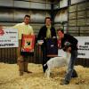 Oregon Junior Livestock Expo: Grand Champion to Megan Albers and her Straight Shooter wether.  Judge: Josh Cody